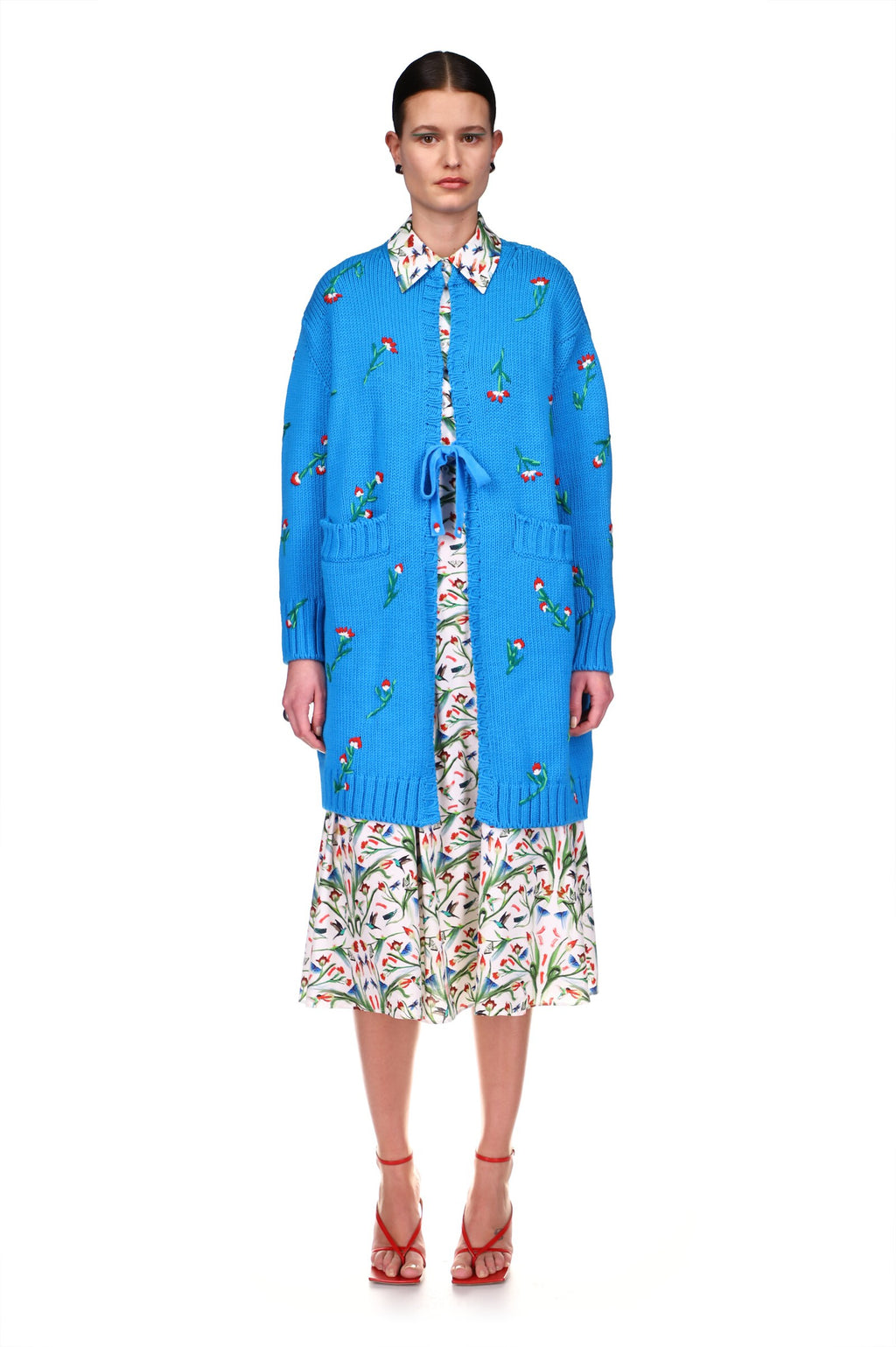 Hand Embroidered Cardigan – Jonathan Cohen