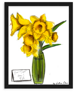 Daffodils with Framing