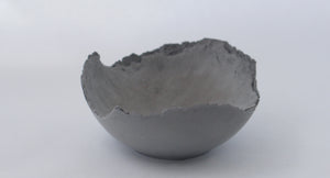 Medium Gray Infinity Edge Bowl