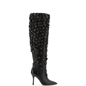 Kate Hi Boot In Black Leather