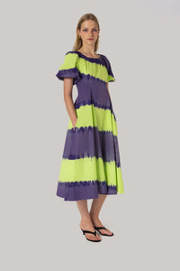 midi women's cotton tie dye dresses Marissa Dress Purple and Green – Jonathan Cohen group-602 Worthy and Versatile Men's Adjustable Strap Leather Size:MEN / EU 46 / US 12.5 - 13