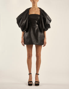 Leather Strapless Bustier Dress – Jonathan Cohen