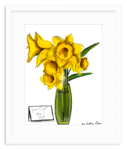 Daffodils with Framing