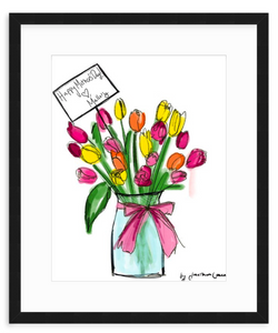 Tulips with Framing