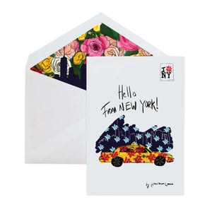Jonathan Cohen x Dempsey and Carroll  New York skyline 10 cards and 10 hand-lined envelopes