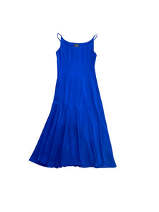 Strappy Midi Dress in Midnight Blue