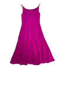 Strappy Midi Dress in Pink